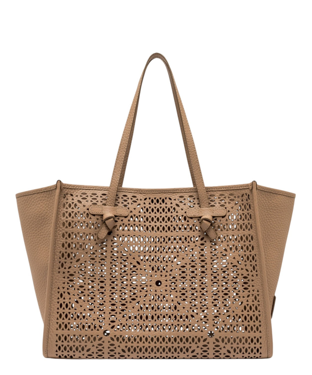 Gianni Chiarini Marcella Bag with Perforated Decoration