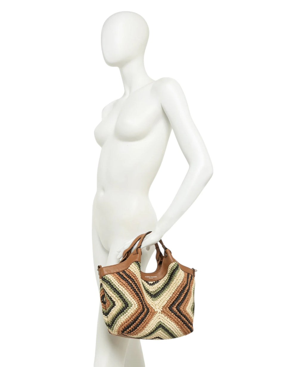 Gianni Chiarini DUA Mini Woven Straw Bag