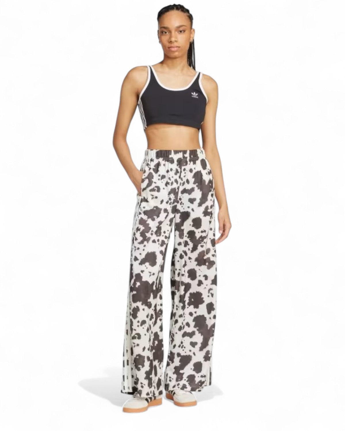 Pantaloni Muccati Satin Wide Leg-Adidas Originals-Pantaloni-Vittorio Citro Boutique