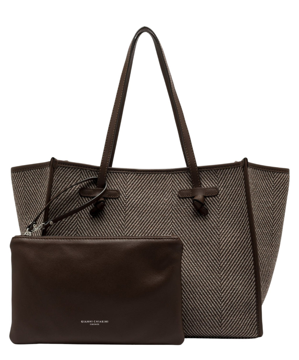 Gianni Chiarini Marcella-shoppingtaske i sildebensuld