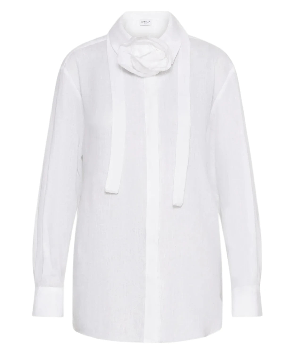 Camicia Marella EDITORE in Puro Lino con Sciarpina