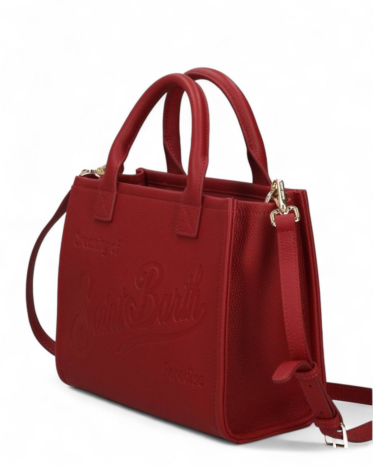 Vanity Bag Midi in Pelle con Tracolla Removibile-Mc2 Saint Barth-Borse a mano-Vittorio Citro Boutique