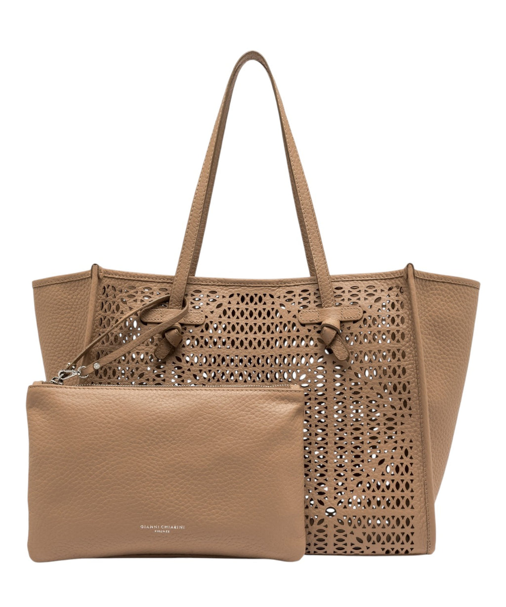 Gianni Chiarini Marcella Bag with Perforated Decoration
