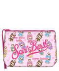 Pochette Aline Puppy Charms MC2 Saint Barth con logo