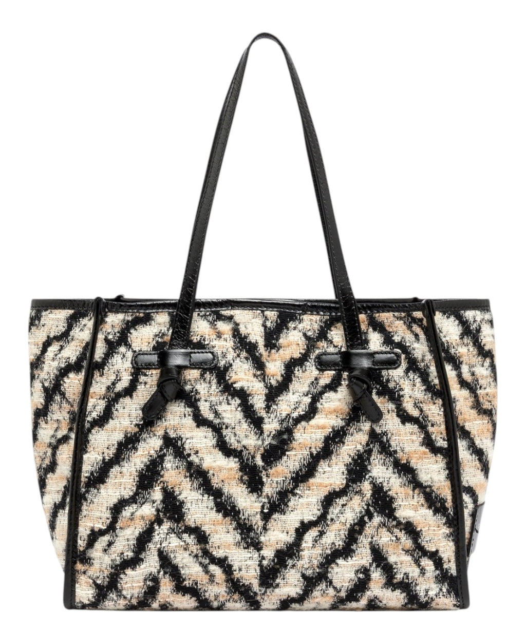 Gianni Chiarini Marcella Zebra Bag in Wool Blend
