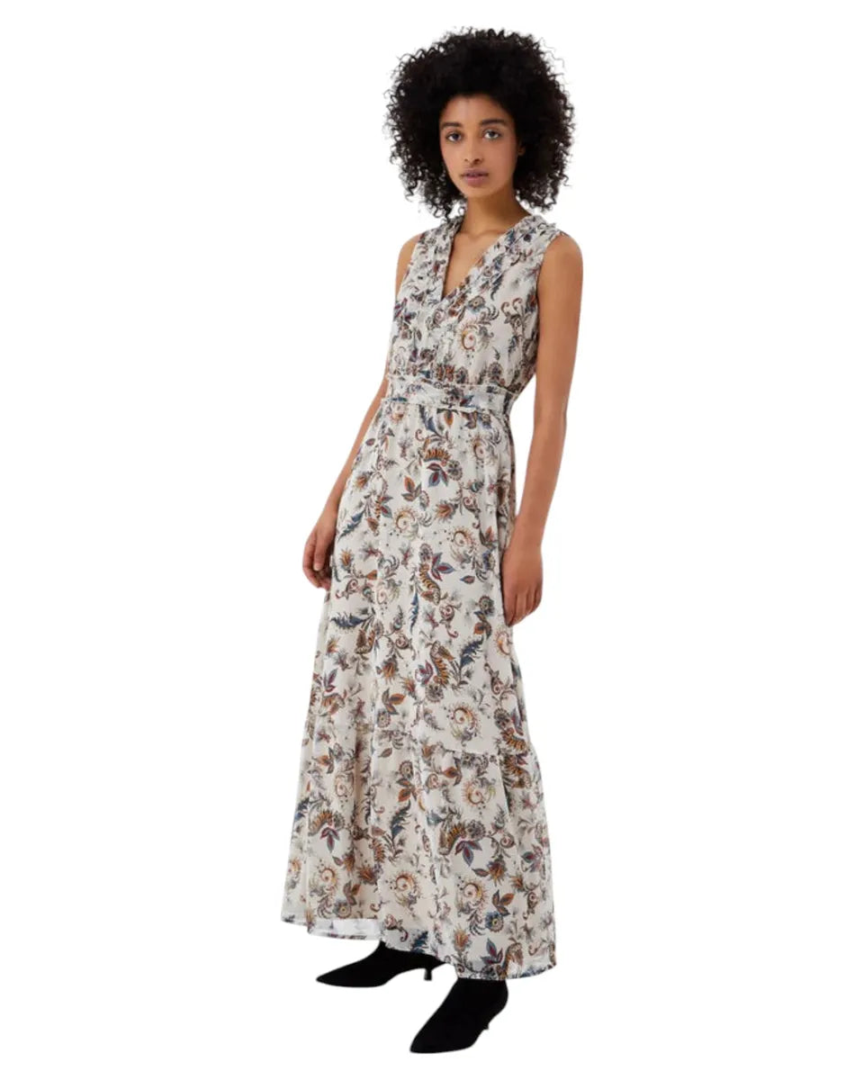 Vestito lungo in georgette con stampa all over-Liu-Jo-Abiti-Vittorio Citro Boutique