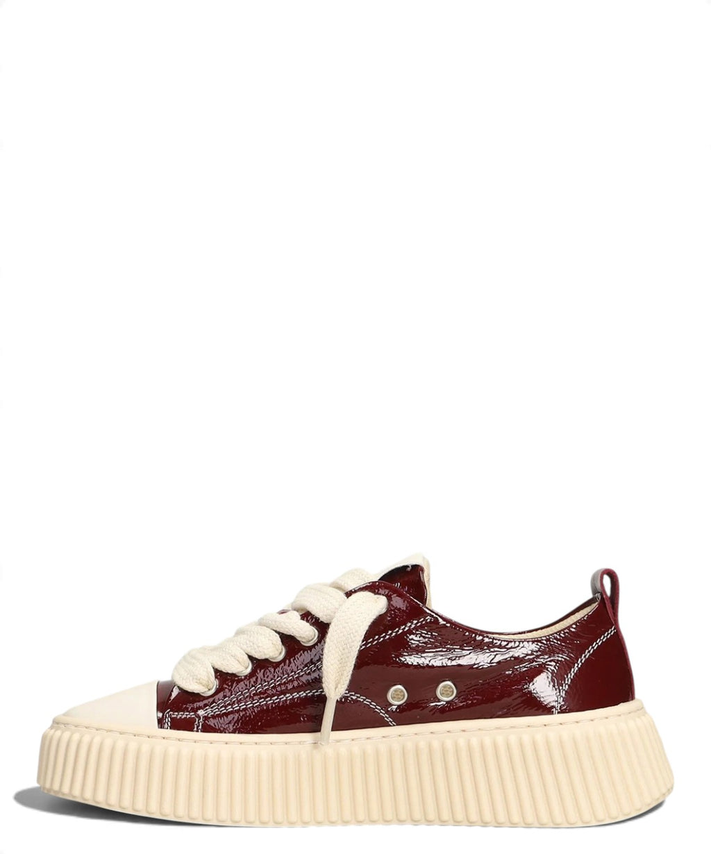 Sneakersy Rhun 2020 z lakierowanej skóry