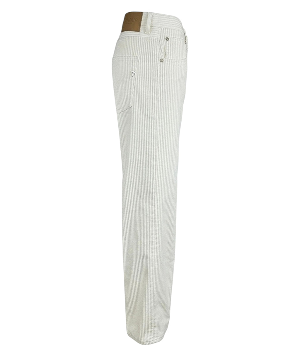 Dondup pantalone jaqueline in velluto a coste