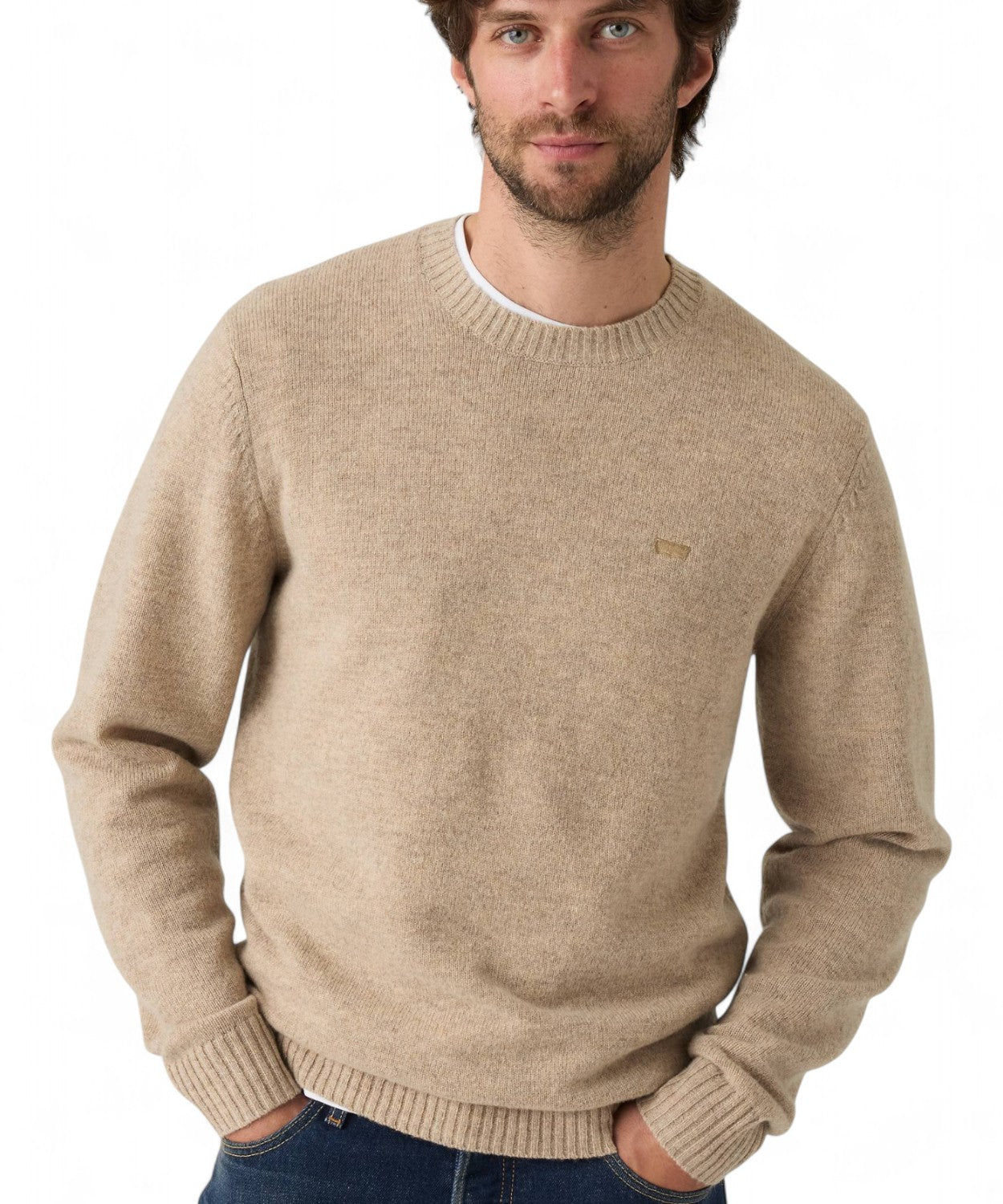 Maglione Levi’s® Original Housemark Girocollo in Lana-LEVI'S-Maglieria-Vittorio Citro Boutique