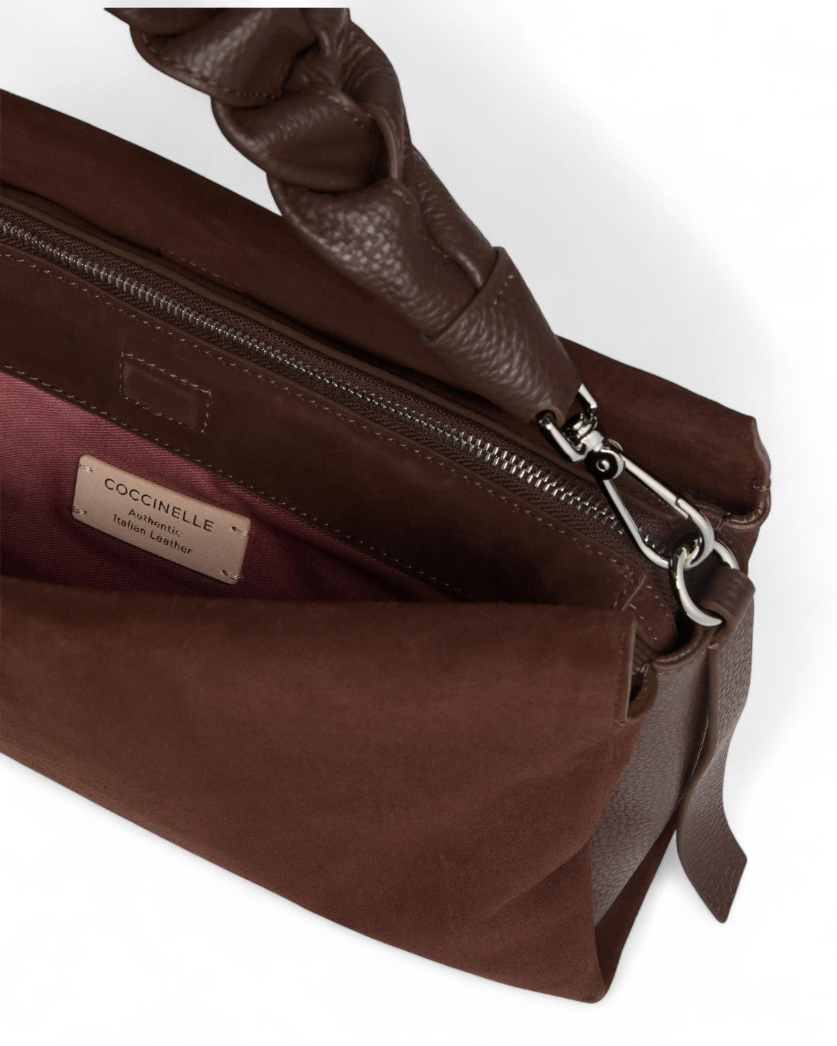 Borsa Boheme Suede Bimaterial Medium-Coccinelle-Borse a spalla-Vittorio Citro Boutique