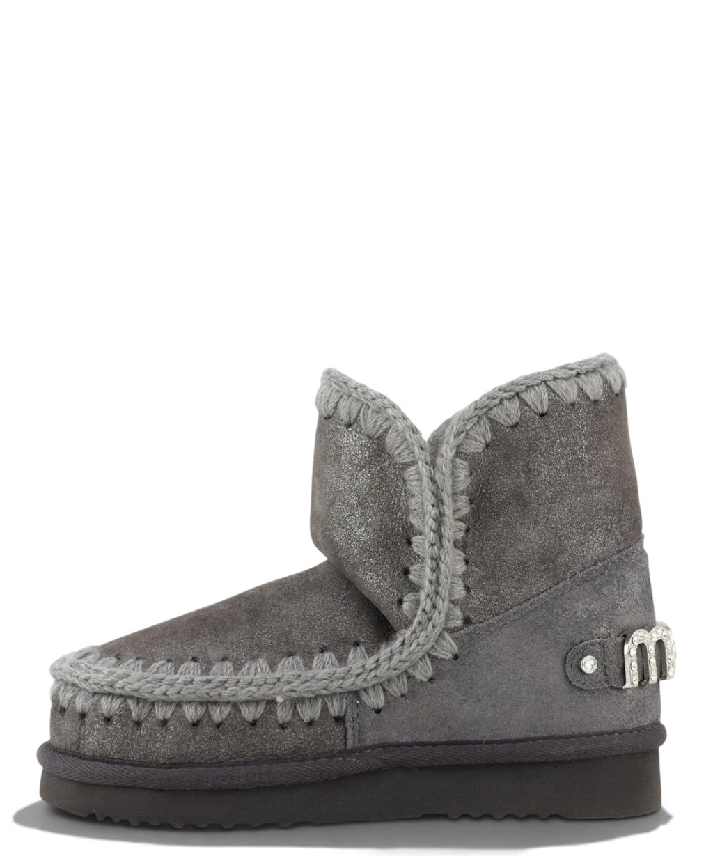 Botín Eskimo 18 con logo de strass Mou