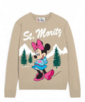 Maglione girocollo New Queen con Ricamo Minnie-Mc2 Saint Barth-Maglieria-Vittorio Citro Boutique
