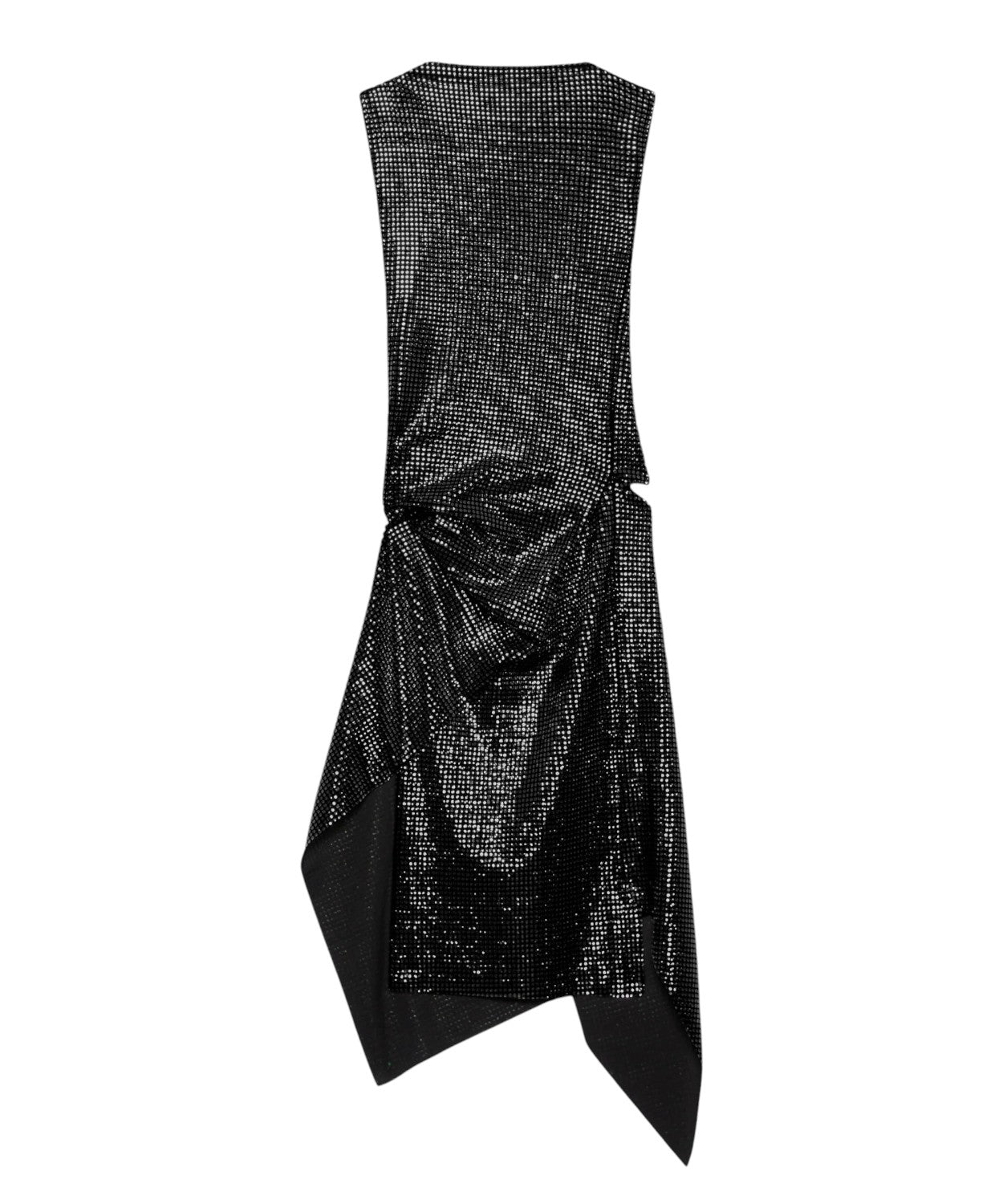 Abito Midi Asimmetrico in Sparkling Jersey Elegante