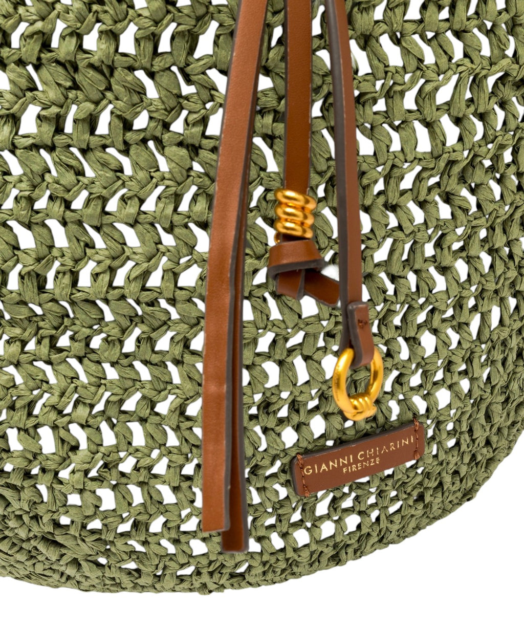 Nefeli Hobo Tasche aus gehäkeltem Strohhut