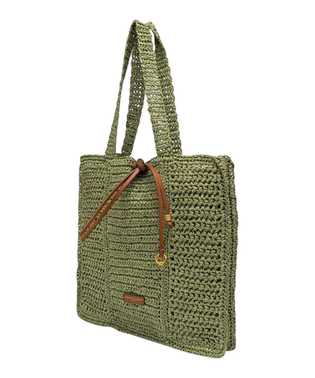 Gianni Chiarini Nefeli Shopper Strohhut Häkelarbeit