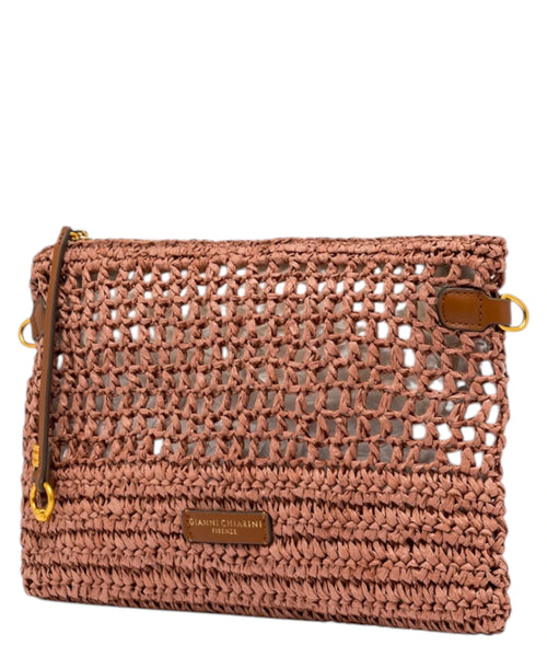Pouch Gianni Chiarini Nefeli in Paglia Crochet