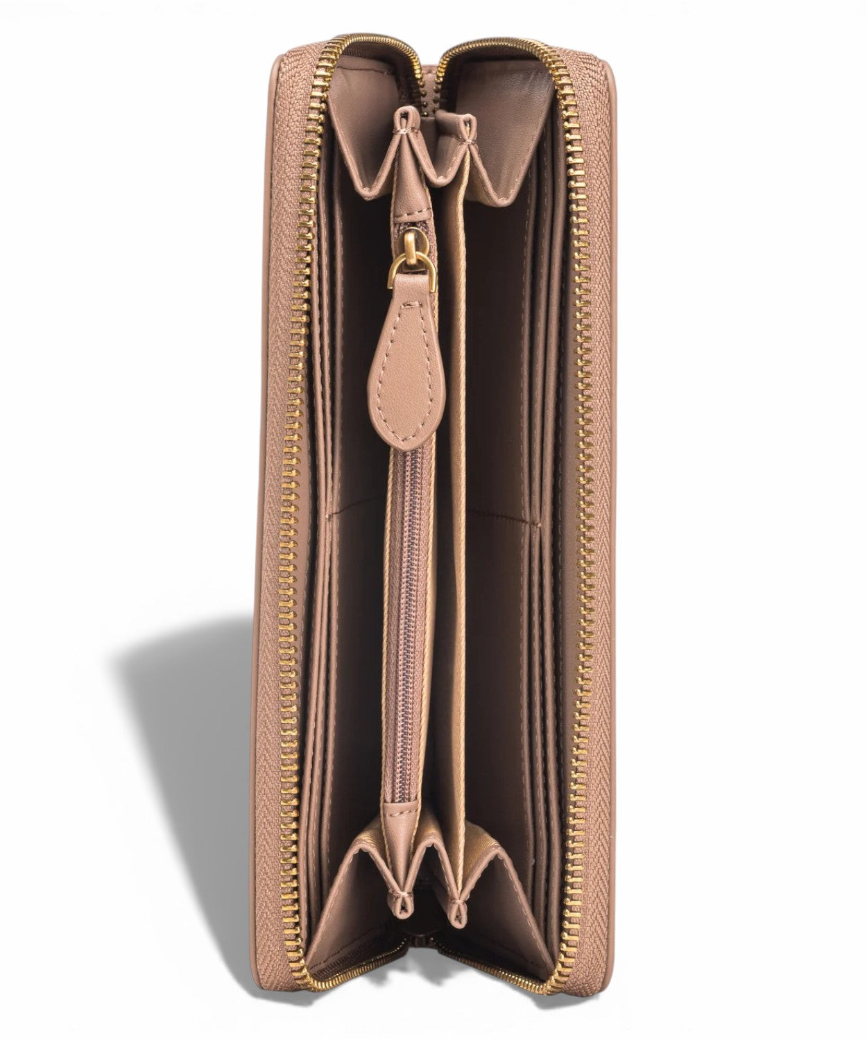 Portafoglio Ryder zip-around in pelle con Love Birds