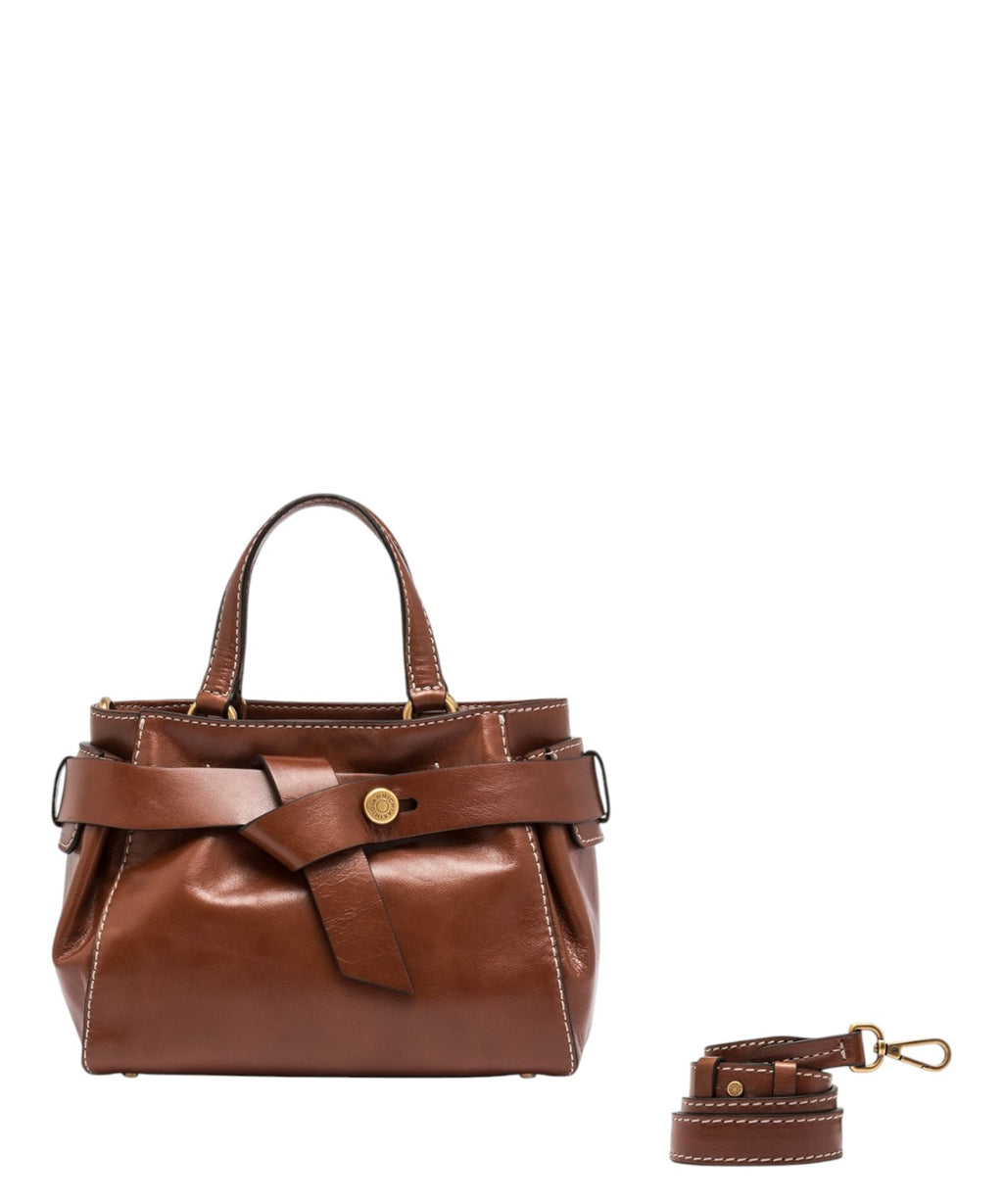 Bolso de mujer Gianni Chiarini Miranda Small de piel con efecto vintage