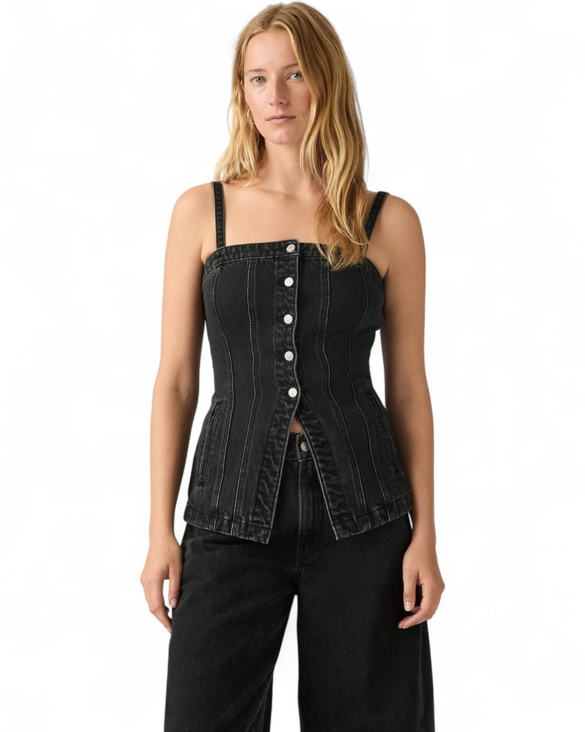 Bustier Slim Fit con Spalline Removibili-LEVI'S-Top-Vittorio Citro Boutique