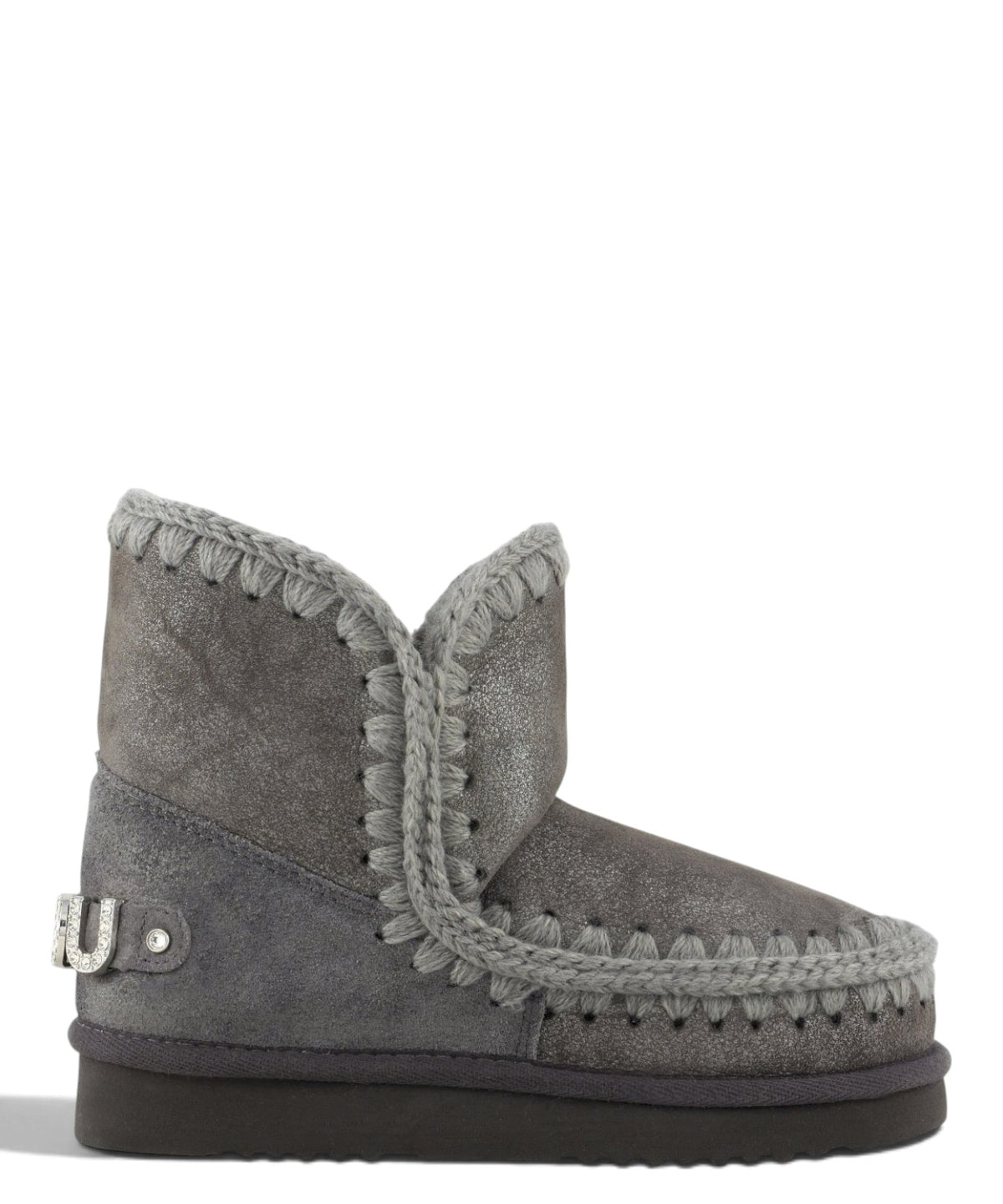 Eskimo 18 Rhinestones Logo Mou Ankle Boot