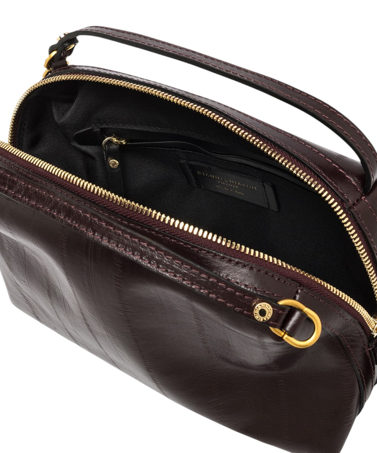 Borsa Gianni Chiarini Alifa in Pelle Stampa Anguilla