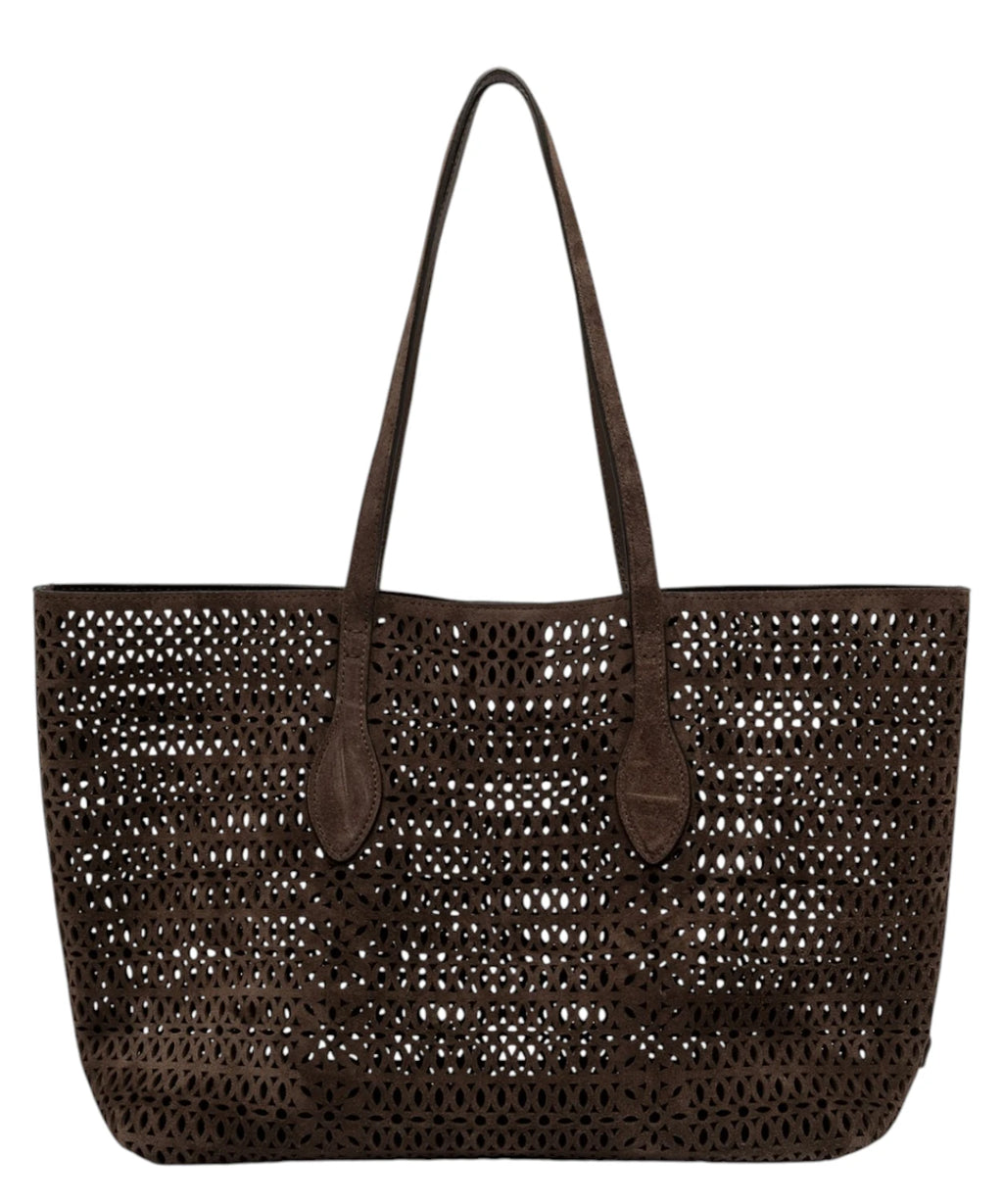 Gianni Chiarini Shopper Bag in Elegant Suede