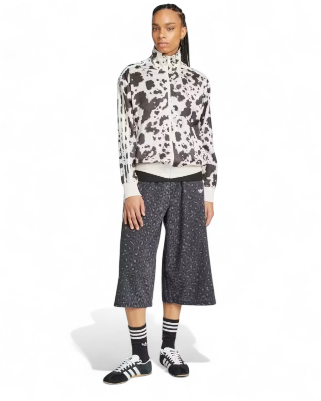 Track Top Muccata in Raso con Zip-Adidas Originals-Felpe-Vittorio Citro Boutique