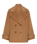 Blouson Donna in Misto Lana con Chiusura Doppiopetto