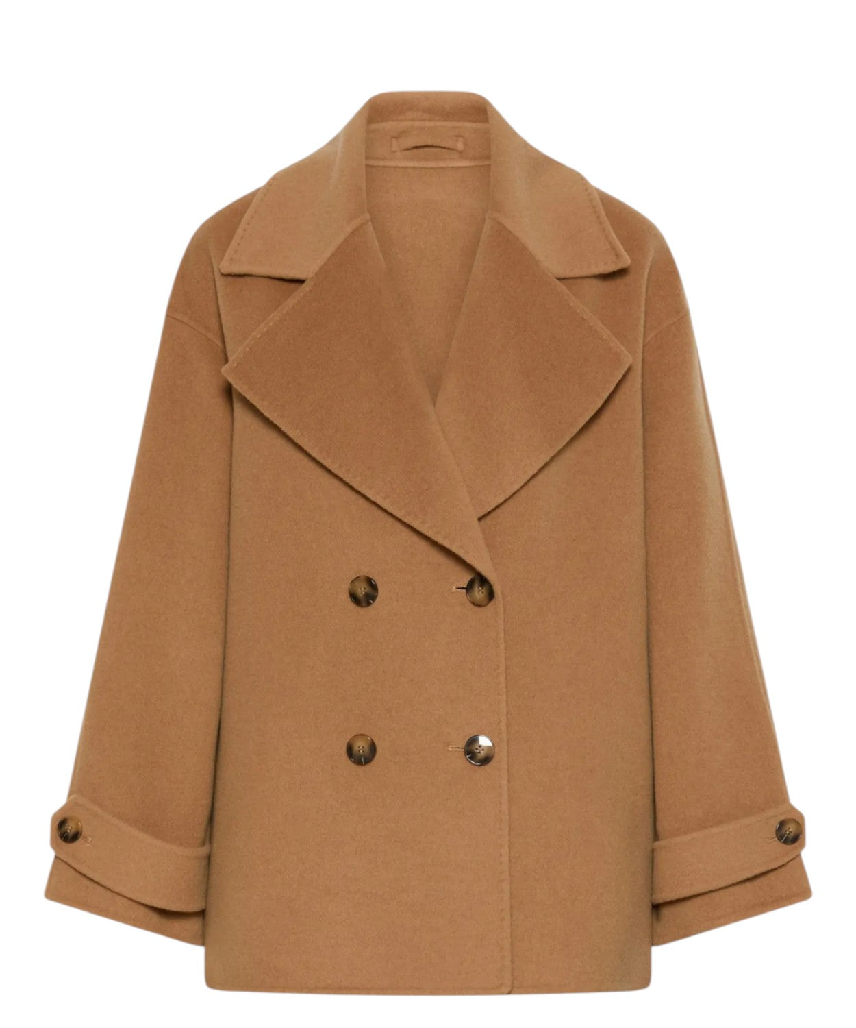 Blouson Donna in Misto Lana con Chiusura Doppiopetto