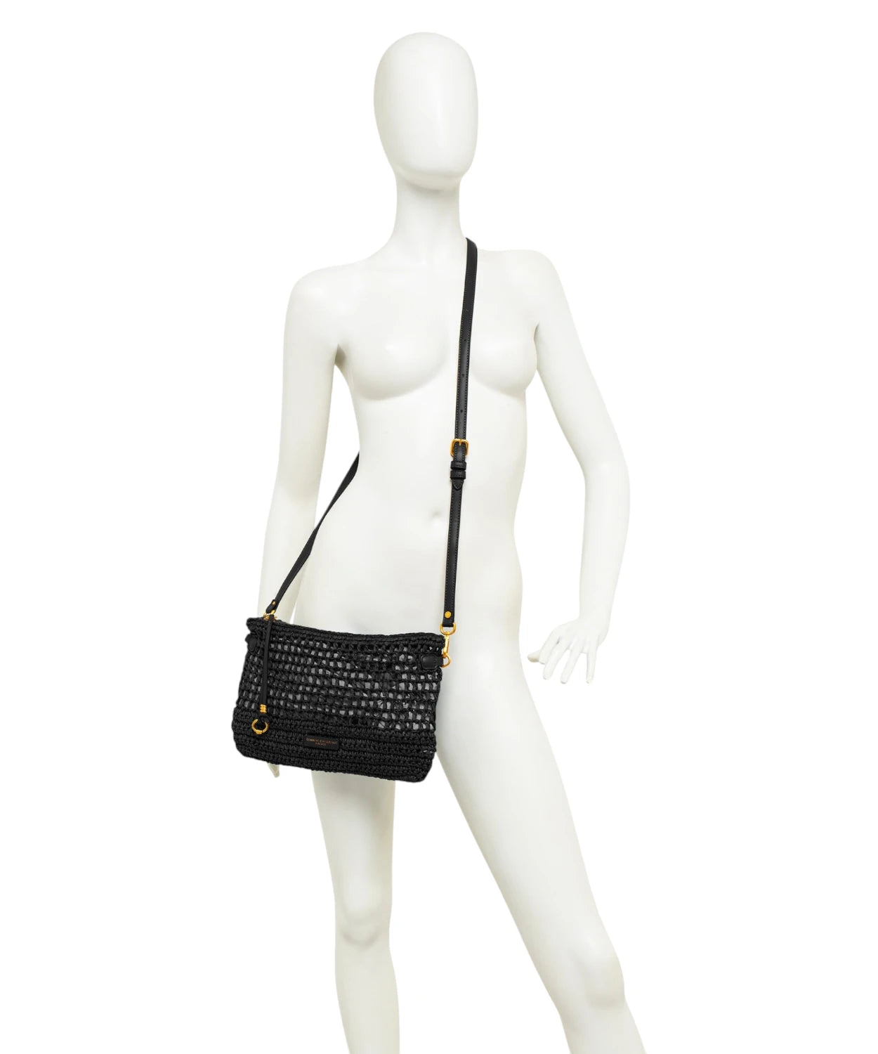 Gianni Chiarini Nefeli Pouch in Crochet Straw
