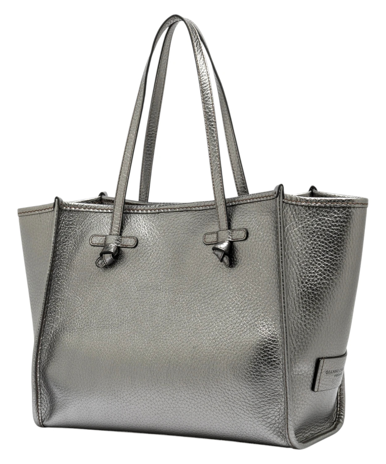 Borsa Marcella Gianni Chiarini Shopping in Pelle Double Grana Maxi con Pochette