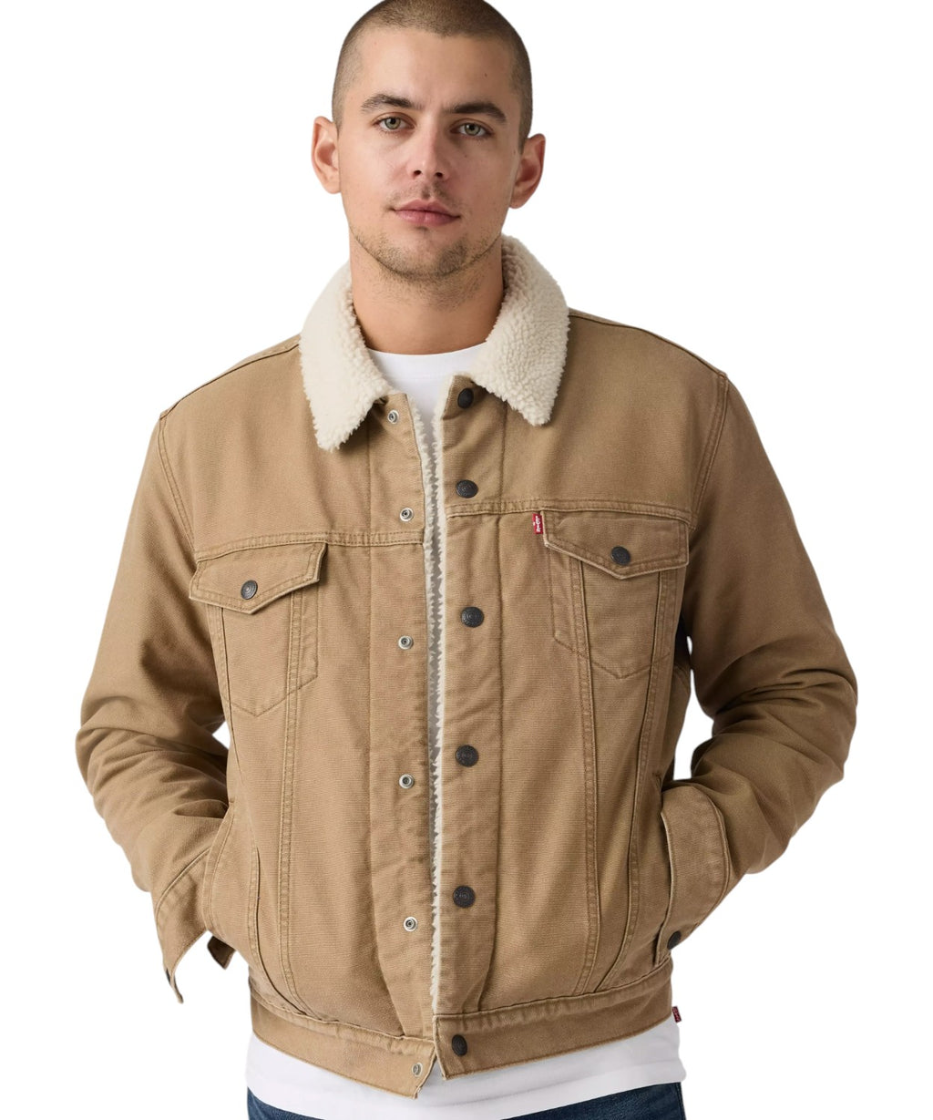 Levi’s Sherpa Trucker Type III-jakke Jeans med sherpa-for