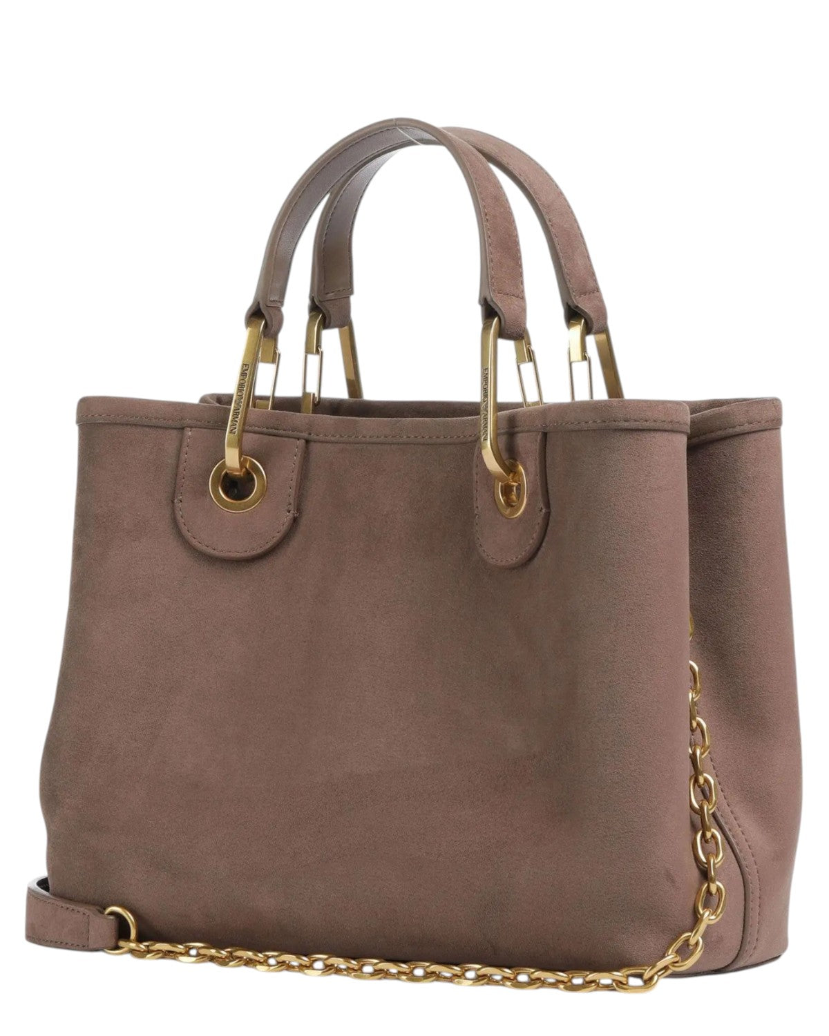 My EA Borsa a Mano in Pelle Bovino Scamosciata-Emporio Armani-Borse a mano-Vittorio Citro Boutique