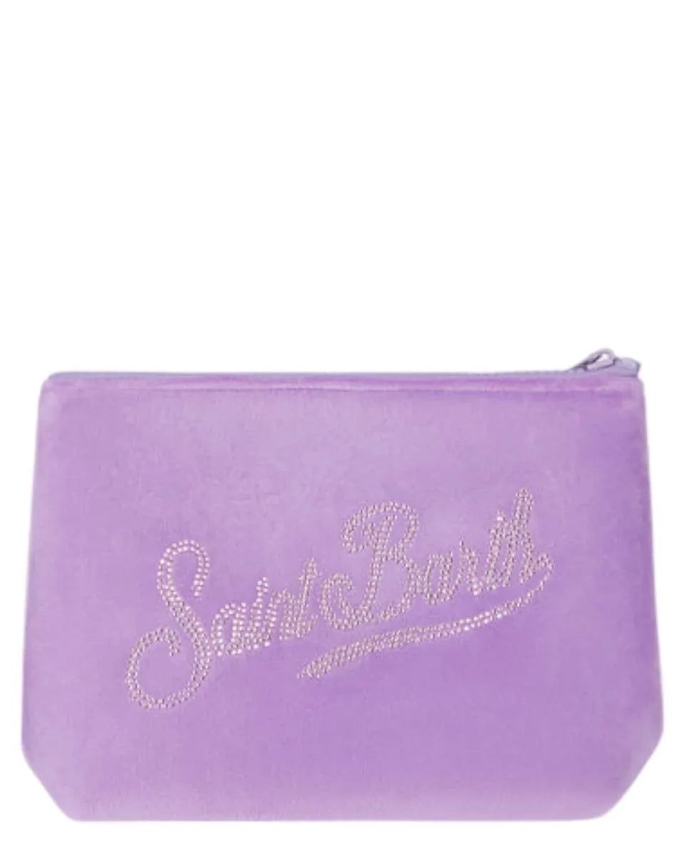 Pochette Aline MC2 Saint Barth in ciniglia lilla-Mc2 Saint Barth-Pochette-Vittorio Citro Boutique