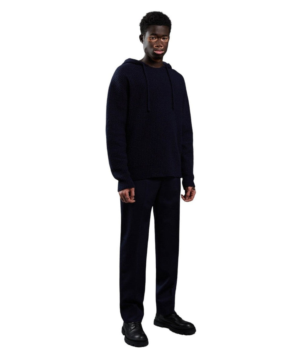 Maglia con Cappuccio Monotone-Lardini-Maglieria-Vittorio Citro Boutique