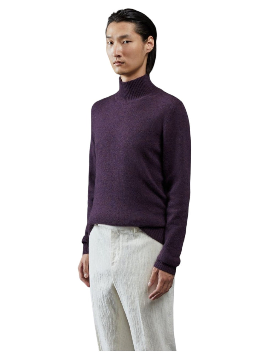 Dolcevita viola-Lardini-Maglieria-Vittorio Citro Boutique