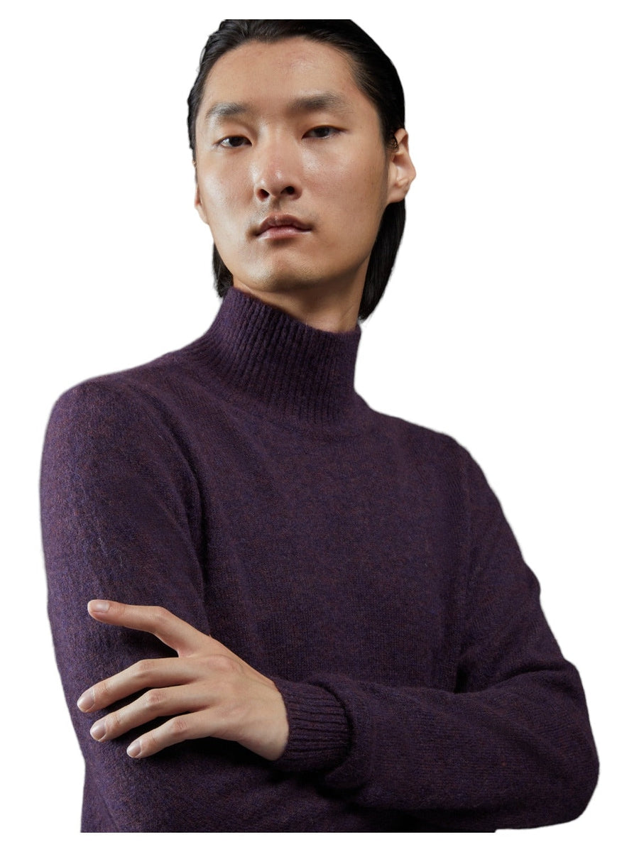 Dolcevita viola-Lardini-Maglieria-Vittorio Citro Boutique