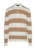 Polo maniche lunghe a righe-Lardini-Polo-Vittorio Citro Boutique