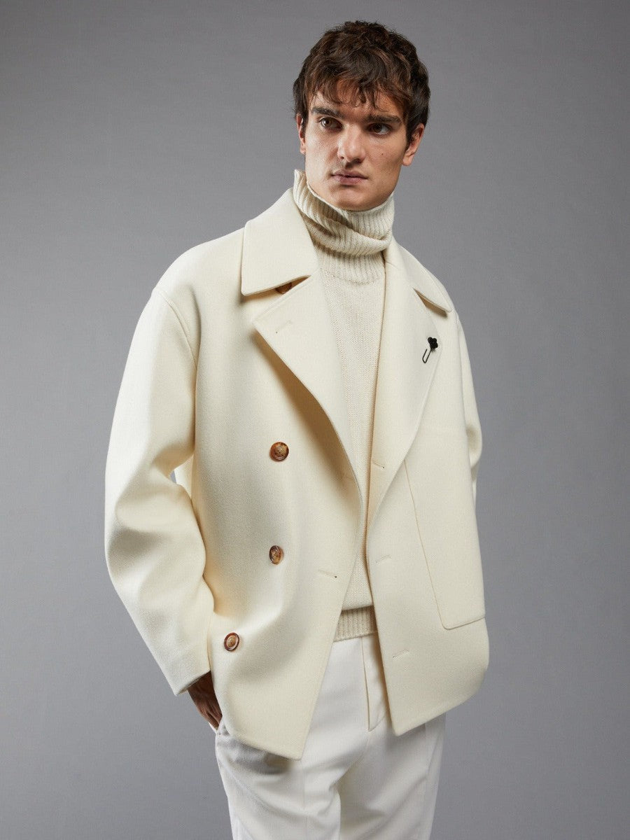 Giubbino corto panna-Lardini-Cappotti-Vittorio Citro Boutique