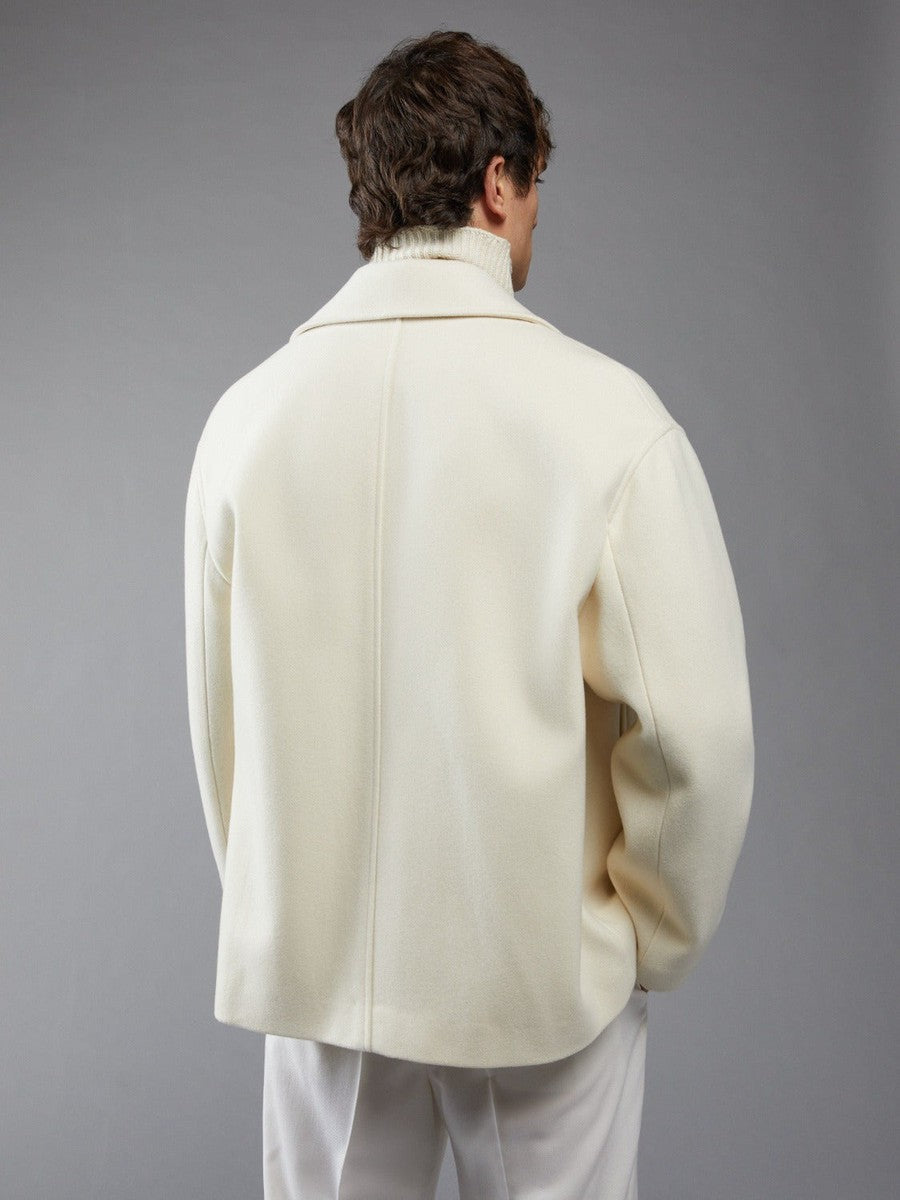 Giubbino corto panna-Lardini-Cappotti-Vittorio Citro Boutique