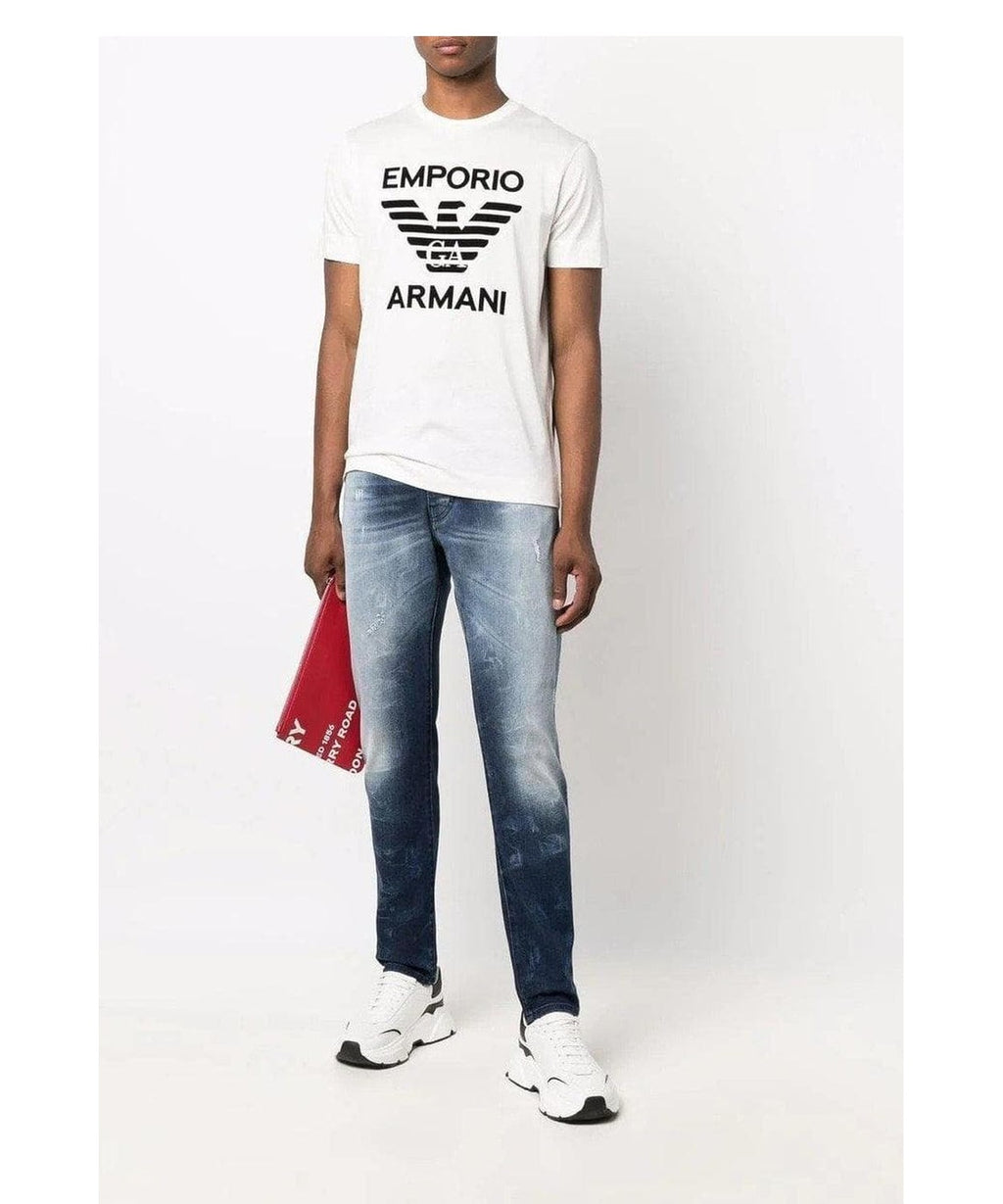 Jeans con effetto candeggiato 3