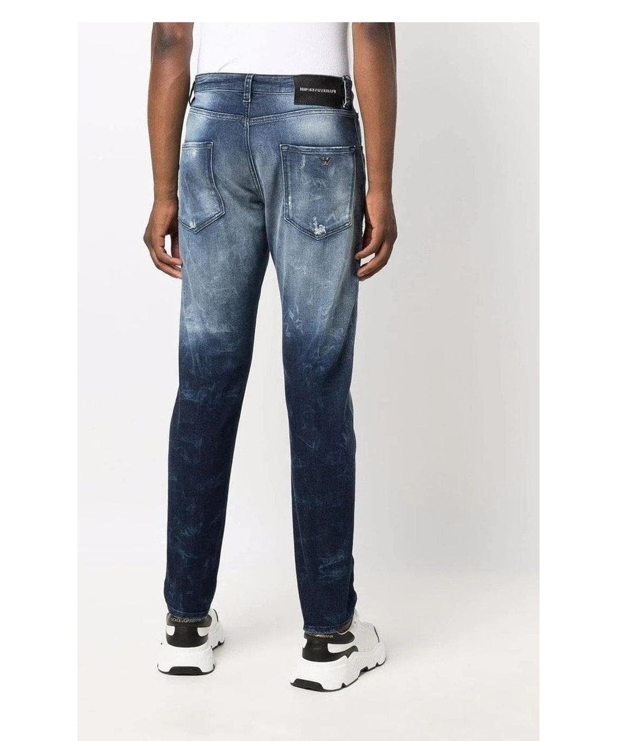 Jeans con effetto candeggiato 4