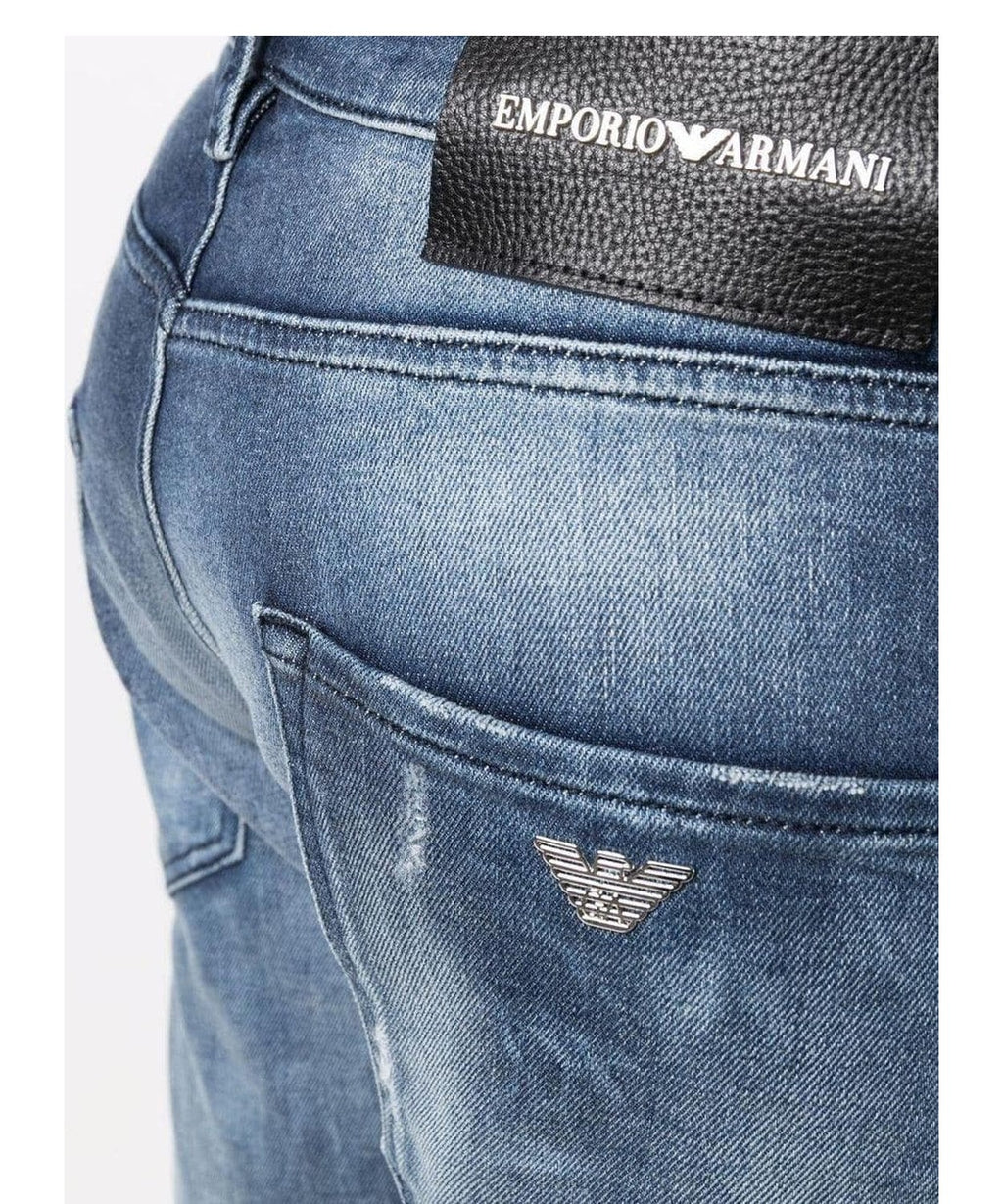 Jeans con effetto candeggiato 5