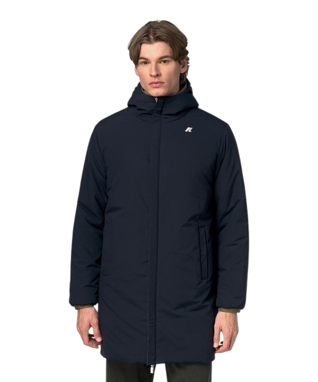 Vīriešu K-Way Jacob St divpusēja un silta jaka