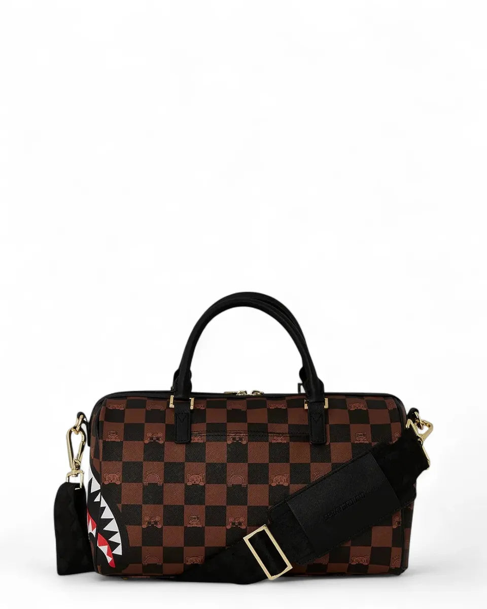 Peeking Character Check Mini Duffel-Sprayground-Borse a mano-Vittorio Citro Boutique