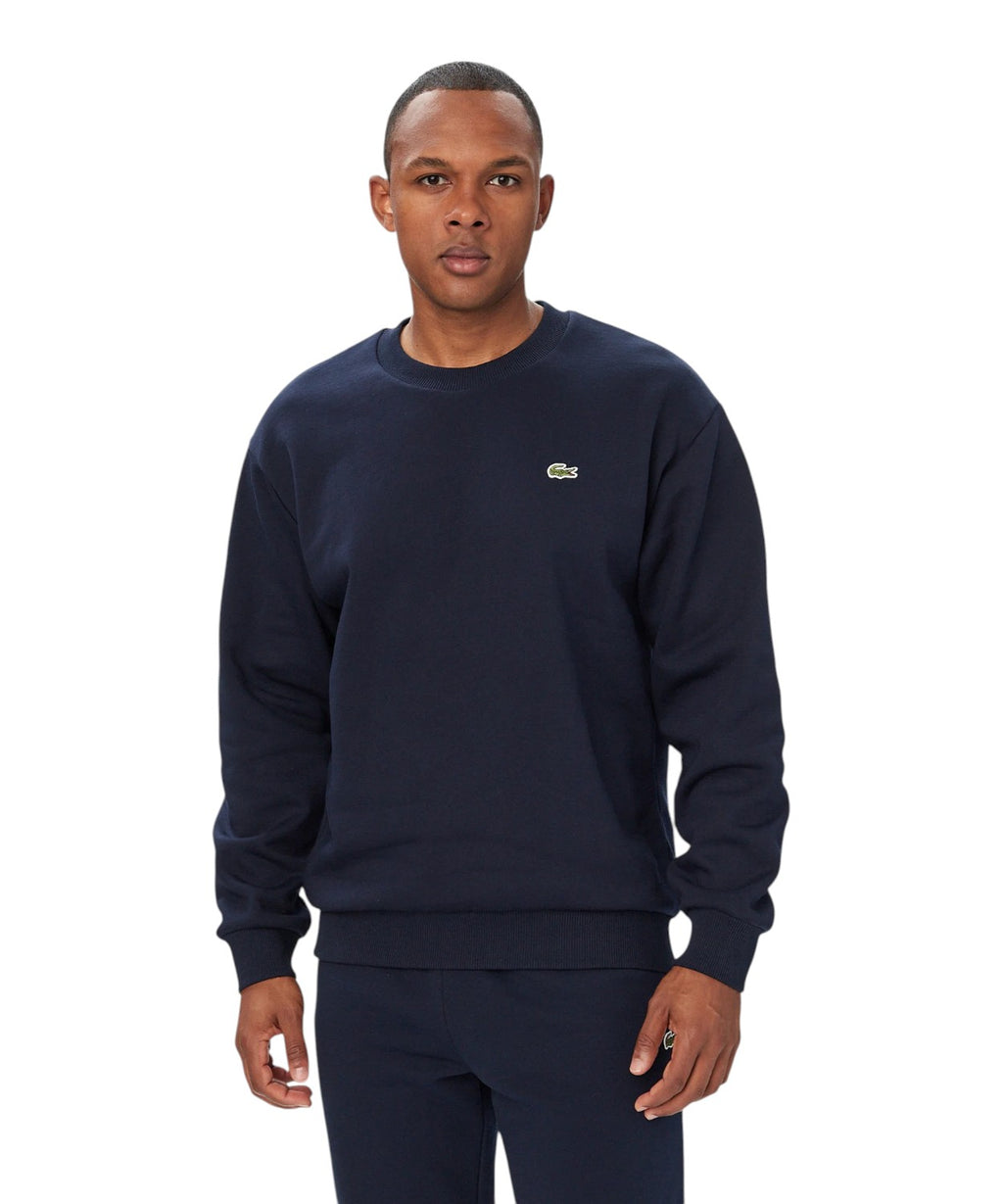 Felpa Lacoste in Cotone Felpato per Comfort e Stile