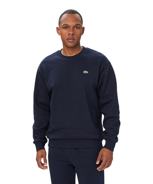 Felpa Lacoste in Cotone Felpato per Comfort e Stile