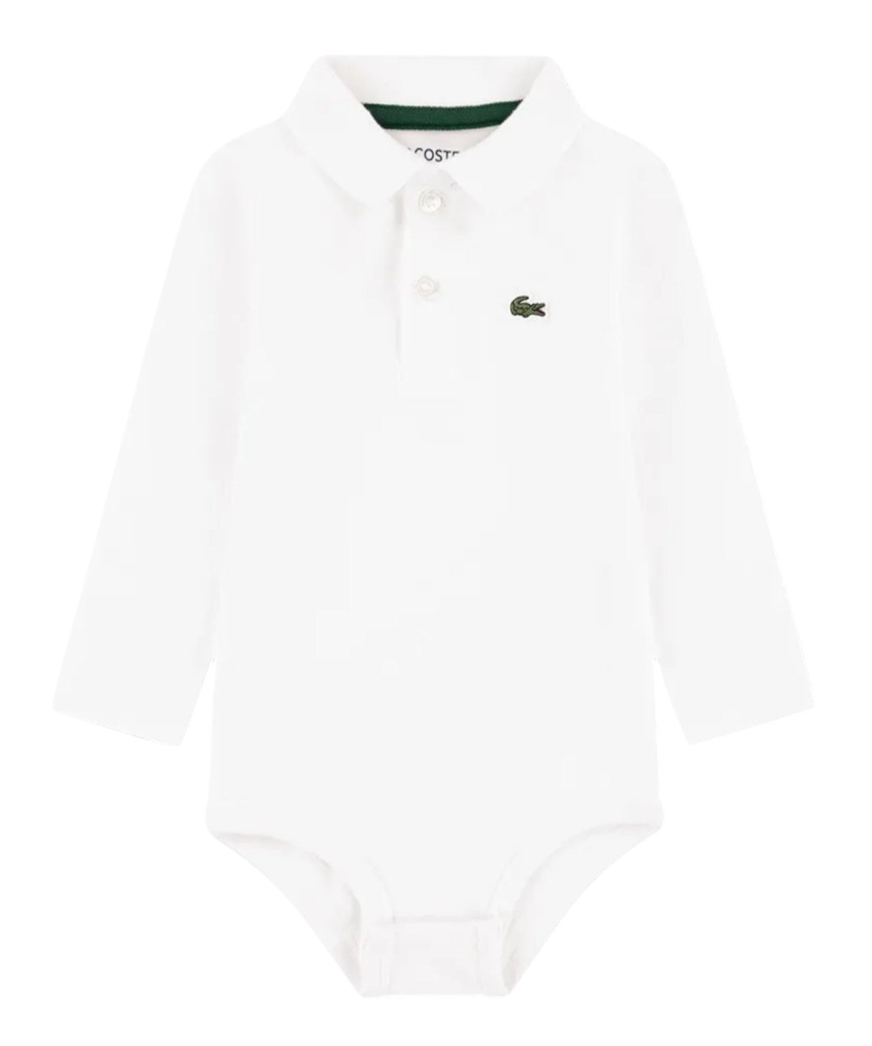 Body Polo Lacoste Kids in Cotone Piqué Biologico
