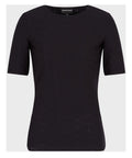 Maglia in nylon con motivo jacquard a rilievo