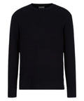 Diagonal knit sweater with side stripe Emporio Armani